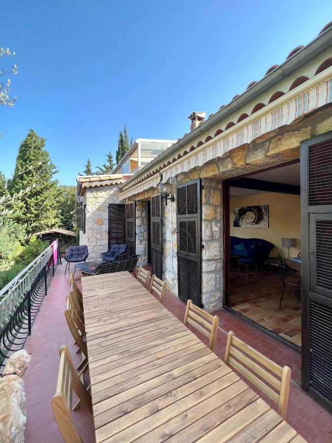 Entre Nice Et Monaco Grande Villa Avec Piscine Privee 12 Personnes ドゥラップ エクステリア 写真