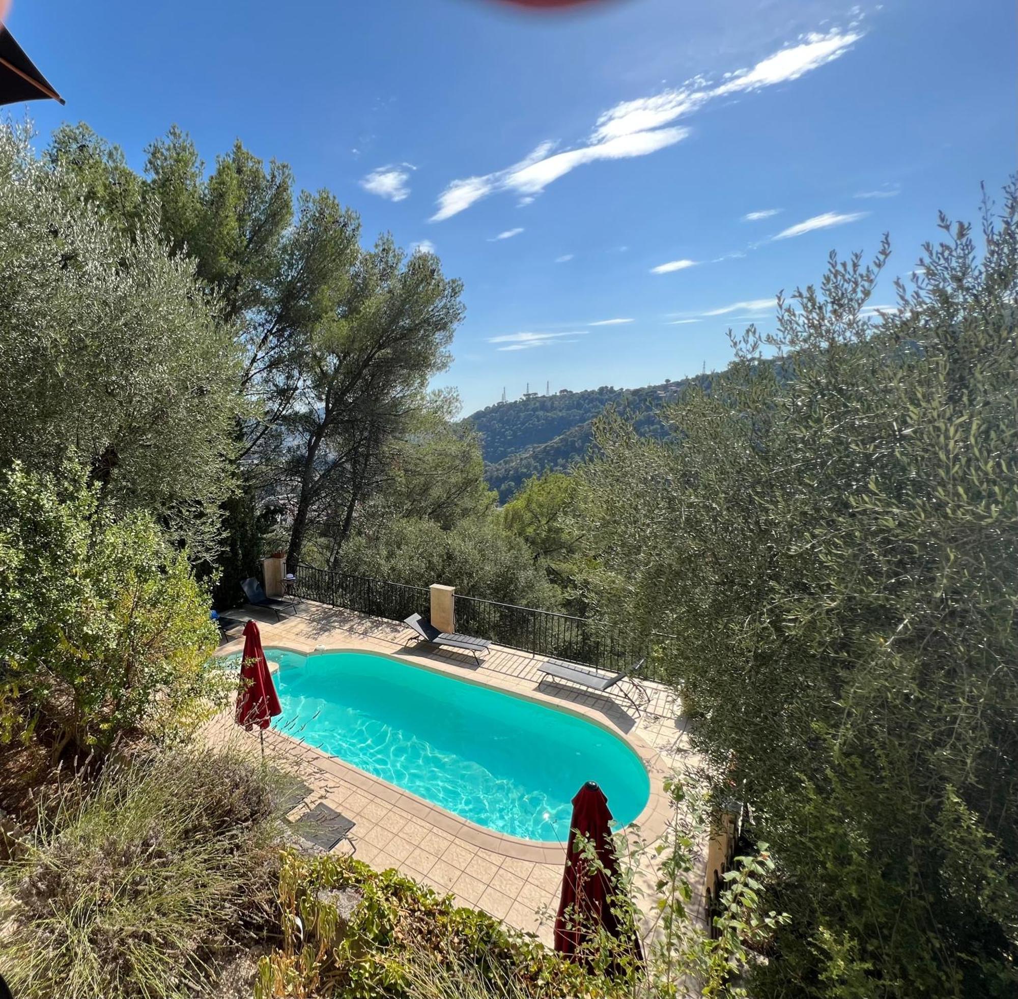 Entre Nice Et Monaco Grande Villa Avec Piscine Privee 12 Personnes ドゥラップ エクステリア 写真